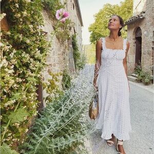 Doen Roma Eyelet Dress Size M NWT